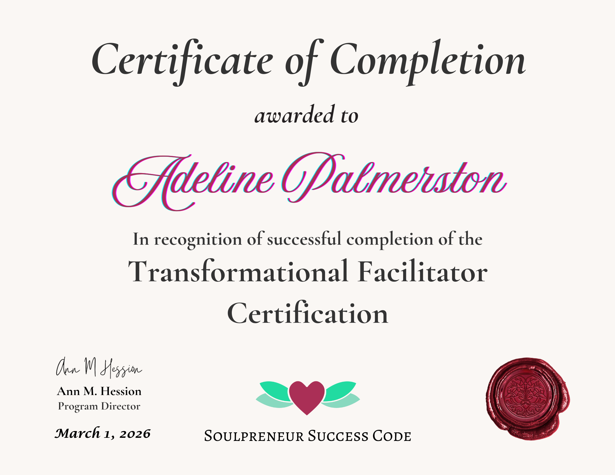 Group program certification (1)